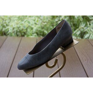 Vintage Women's Pumps Shoes Nordstrom Comfort Construction Textured Leather Gray